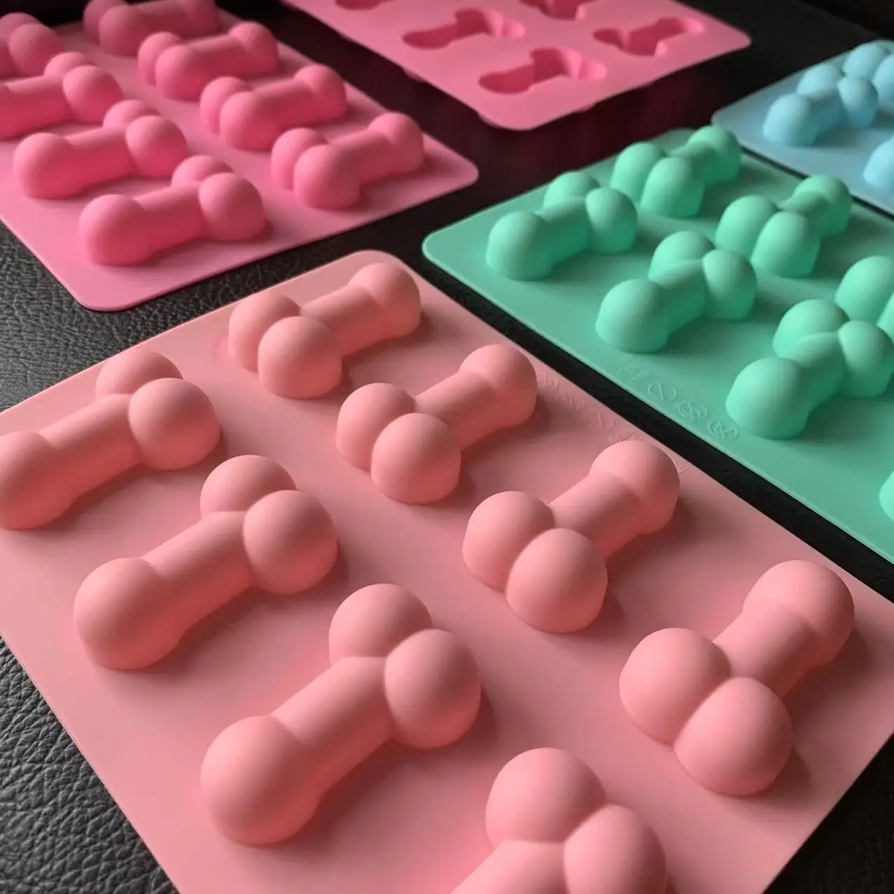 Silicone Penis Dick Ice Cube Tray prank Jelly Candy Mold Night Hen Party  Funny