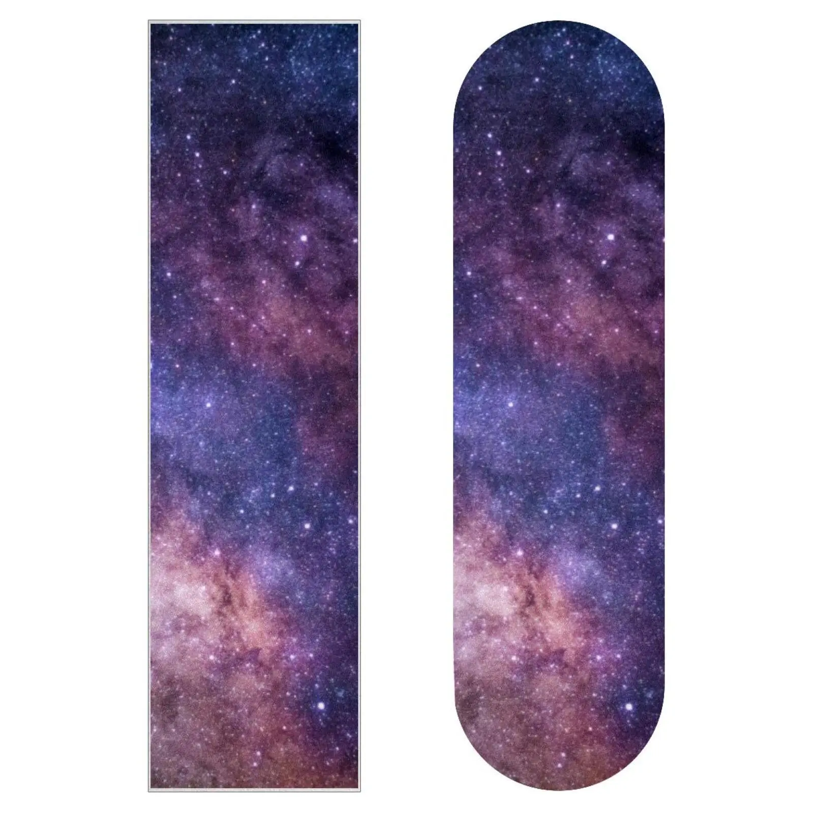 Skateboards Grip Tape Design Constellation Starry Sky Galaxy Longboard Anti Slip Sandpaper Sticker Skateboards Paper 33x9 Inch