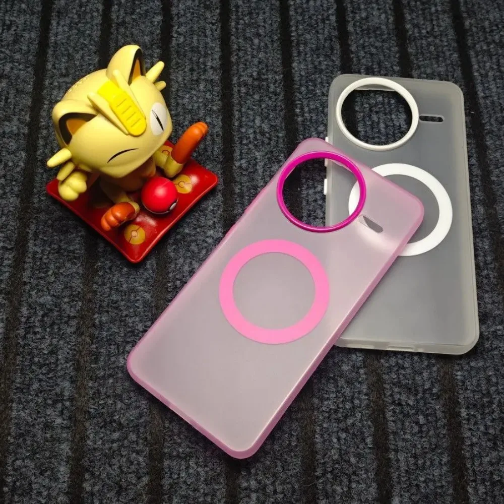 Luxury Frosted Clear Skin Feel Magsafe Candy Colour Magnetic Shockproof Bumper Back Cover