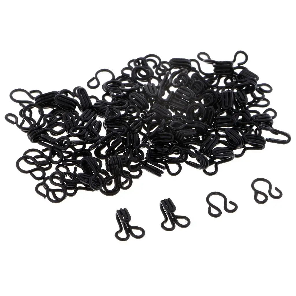 50 Sets Hook and Eye Bra Fastener Buttons for DIY Sewing Supplies