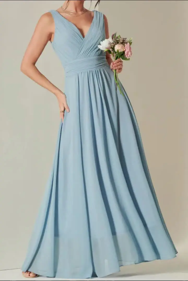 Женское платье NoEnName_Null без рукавов полиэстер