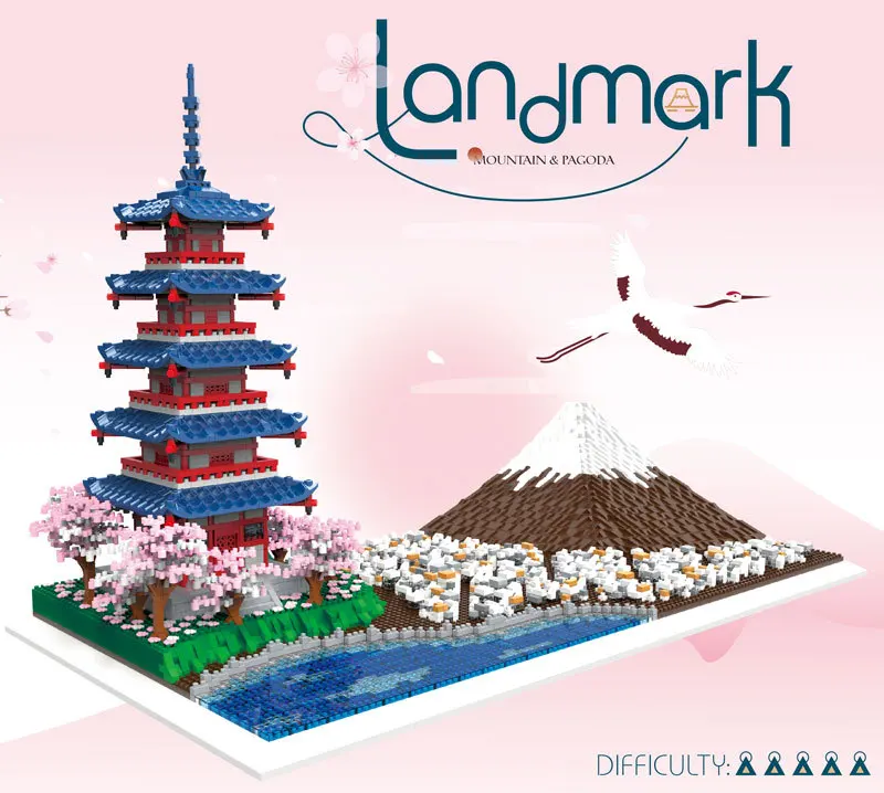 Mini Diamond Building Blocks Architecture Bricks Toy Saint Basil's Cathedral Taj Mahal Children Compatible City building blocks construction blocks racing car building blocks car building blocks anime block toys
