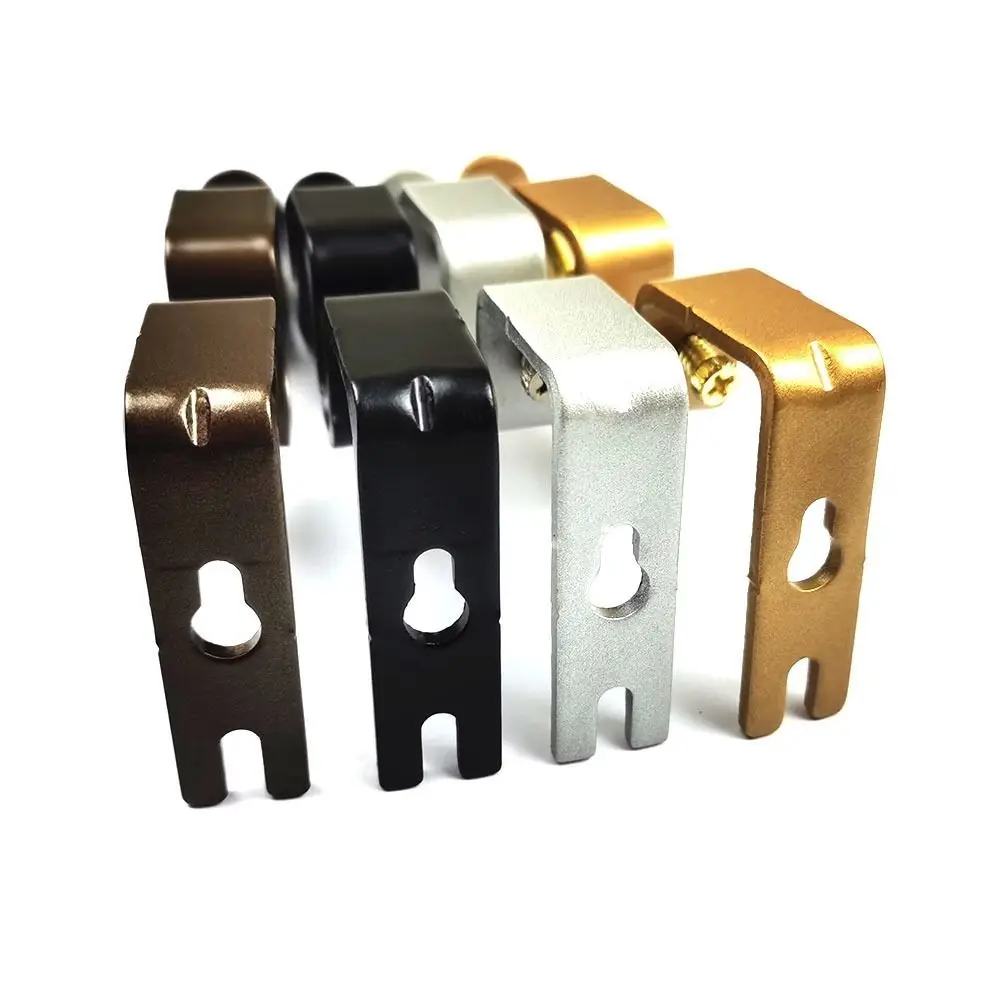 Description Picture 4 of itemCurtain Rod Brackets Hanging Rack Hook Shower Curtain Pole Bracket Double Hang Hanger Holder Practical Bathroom Hardware