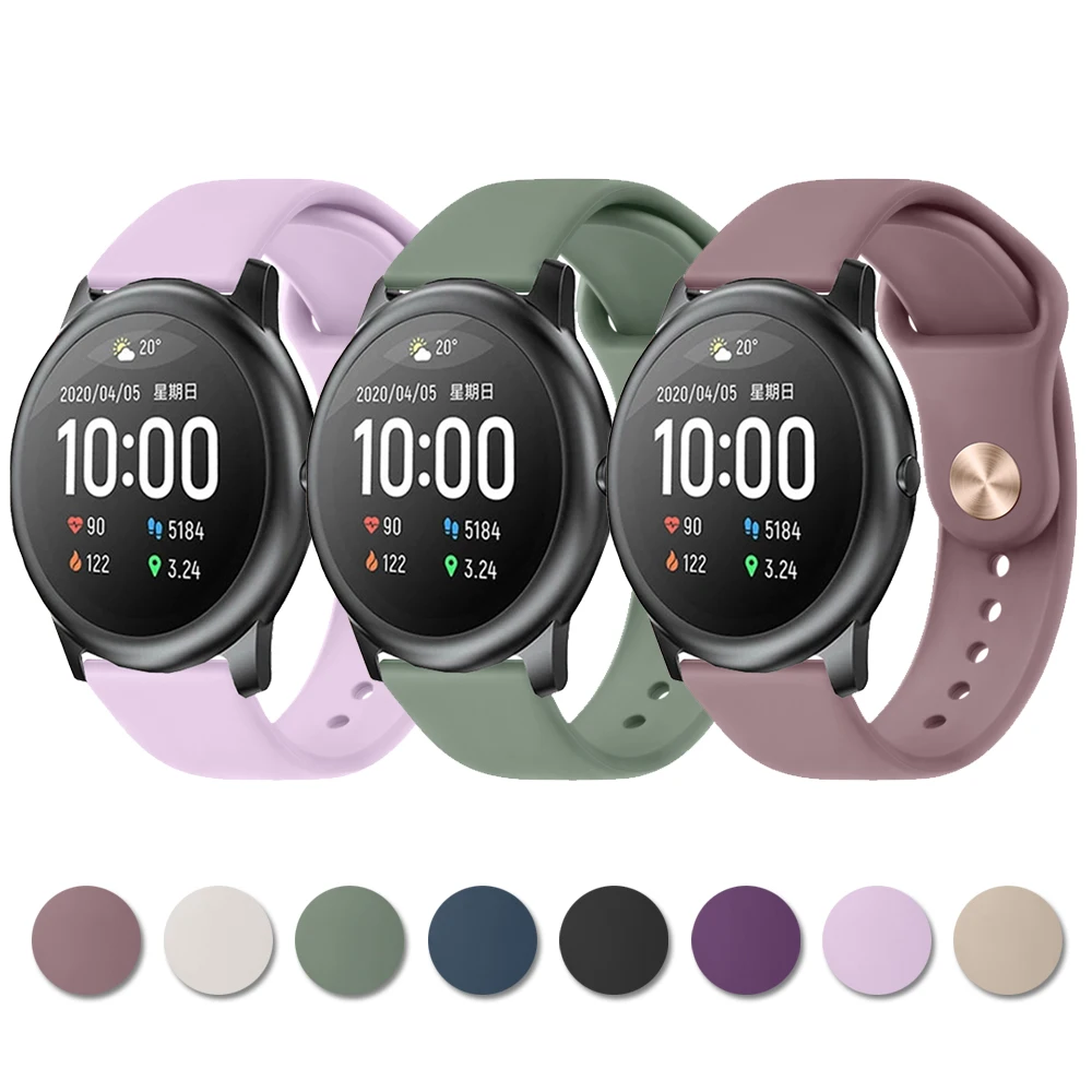 

New Silicone Strap For Xiaomi IMILAB KW66/YAMAY SW022/Mibro Lite/Mibro Color/Mibro Air Band Bracelet For Maimo Smart Watch Strap