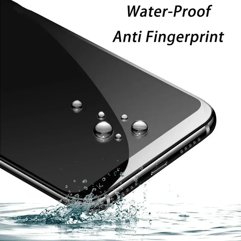 Black Edge Clear Tempered Glass Screen Protector - Premium Front Film