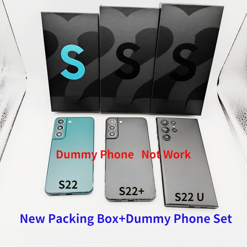 

Для S23 Ultra/S23 + S23 Samsung S22/S22 +/S22 ультра новая пустая упаковочная коробка + муляж телефона демонстрационная модель коробка не работает 1:1 подделка