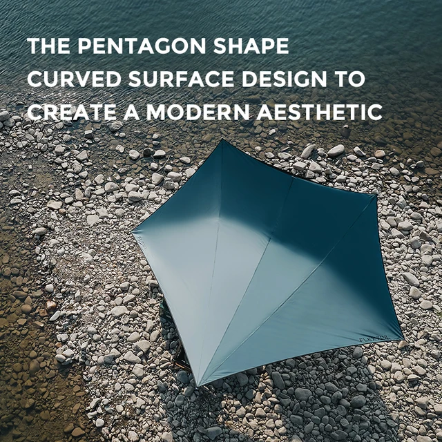 Flexailgear Kemping Napellenző Vízálló Napsütéses Tengerparti Menedékhely Tarp Lombkorona Napfény Menedék Ponyvás Képernyő - Image 5