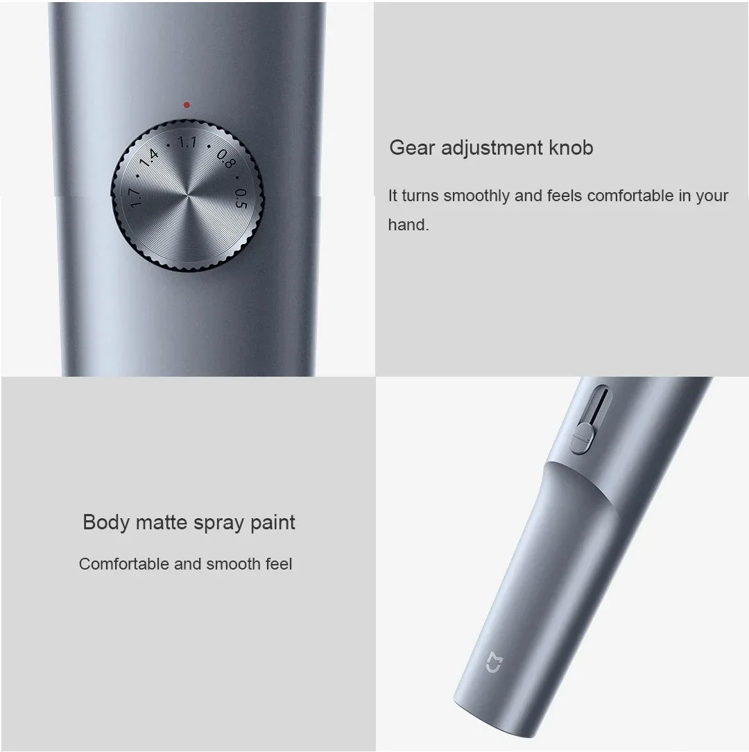 XIAOMI Mijia Electric Clipper Mens Professional Cutting hine Home Use Cordless Rechargeable Barber Hair Trimmer_voghion.com