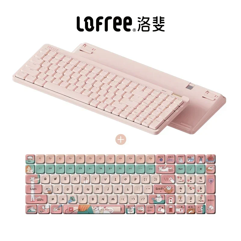 Lofree-flow lite-人間工学に基づいたメカニカルキーボード,ロー
