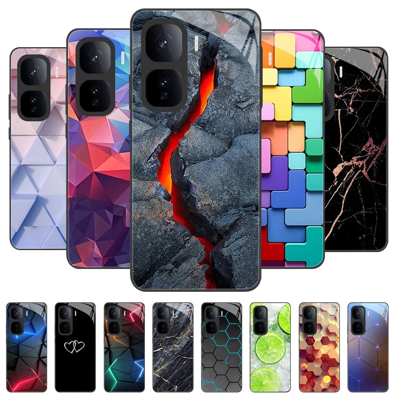Enhanced Product Title: Premium Tempered Glass Protective Case with Hard Bumper