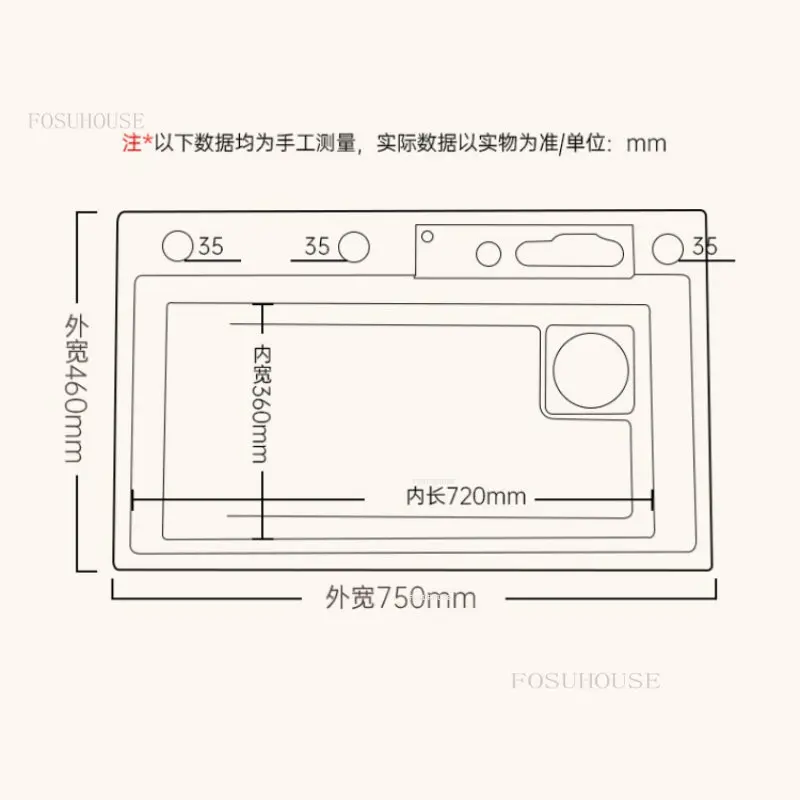 304 Stainless Steel White Dish Basin Intelligent Digital Display Kitchen Sinks Nano Large Single Slot Sinks Kitchen Accessories 5