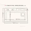 304 Stainless Steel White Dish Basin Intelligent Digital Display Kitchen Sinks Nano Large Single Slot Sinks Kitchen Accessories 5