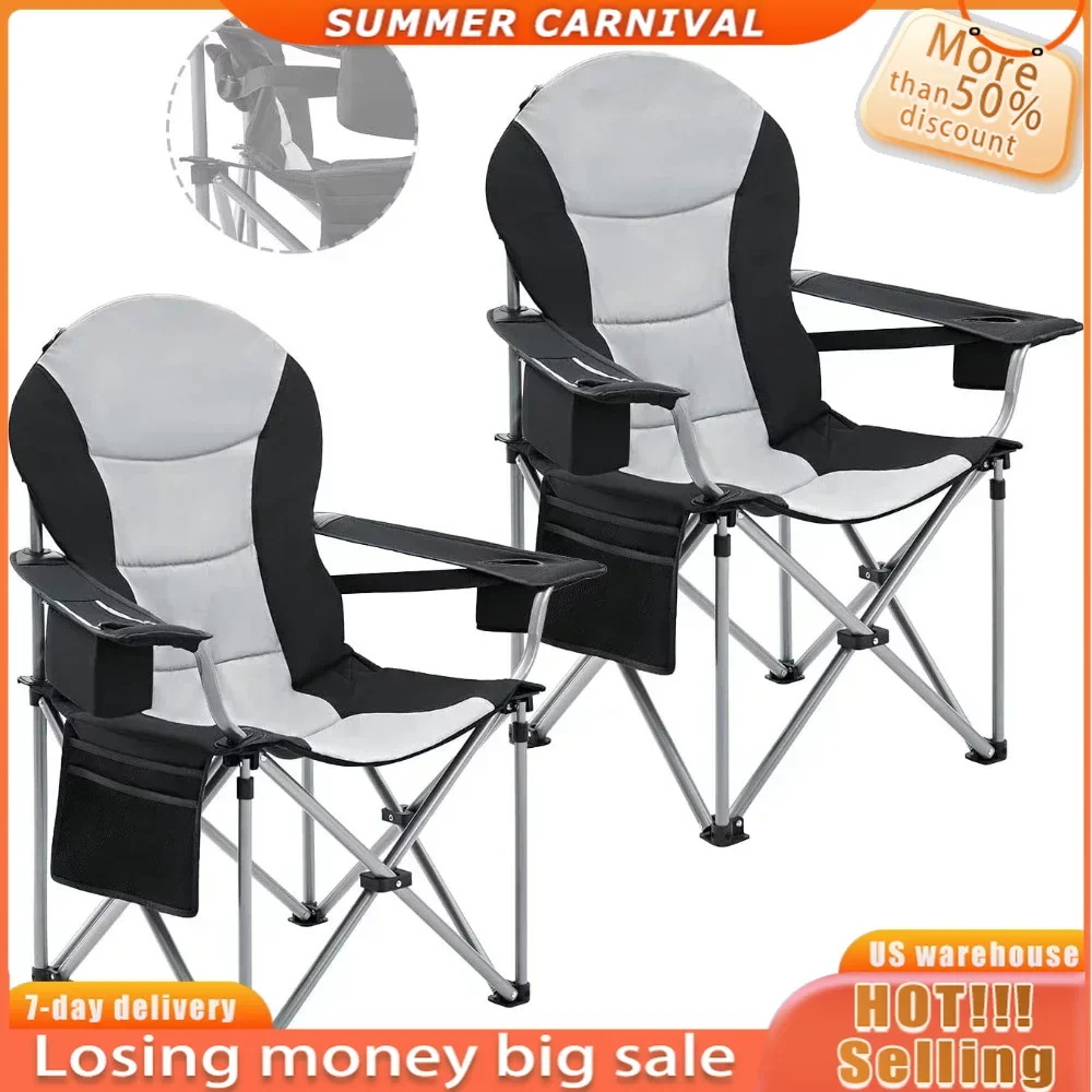 

Уличная мебель для взрослых, складной уличный стул с регулируемыми подлокотниками, складной стул для кемпинга с подстаканником, портативный стул