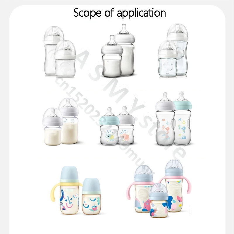 ANPEI suitable for Avent wide-bore bottle handle / teat / bottle base / screw teeth - dust cap / bottle accessories 5