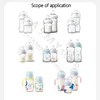 ANPEI suitable for Avent wide-bore bottle handle / teat / bottle base / screw teeth - dust cap / bottle accessories 5