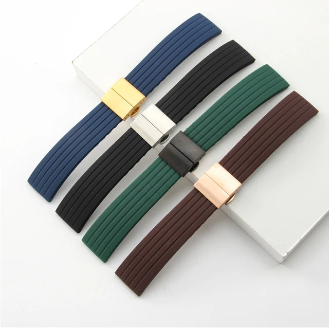 남성용 실리콘 시계 스트랩: 편안함과 내구성이 완벽한 조화