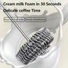 Mini Milk Frother Rechargeable Automatic Rotary Egg Beater Portable Coffee Cappuccino Creamer Stirrer Kitchen Cooking Tools 2