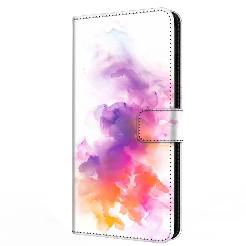 Magnetic Pink Leather Wallet Case - Book Style Flip Cover