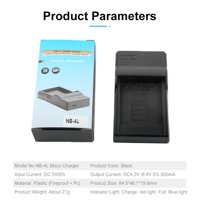 NB-4L Battery Charger For Canon Digital IXUS 130 IS 40 50 55 60 65 70 75 80 i7 | UK