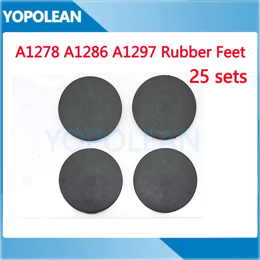 25sets/lot New Bottom Rubber Feet Foot For Macbook Pro 13" A1278 15" A1286 17" A1297 2008 2009 2010 2011 2012