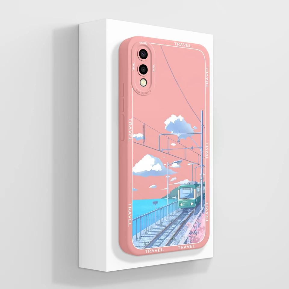 Lovely Astronaut Girl Liquid Durable Phone Case Shell