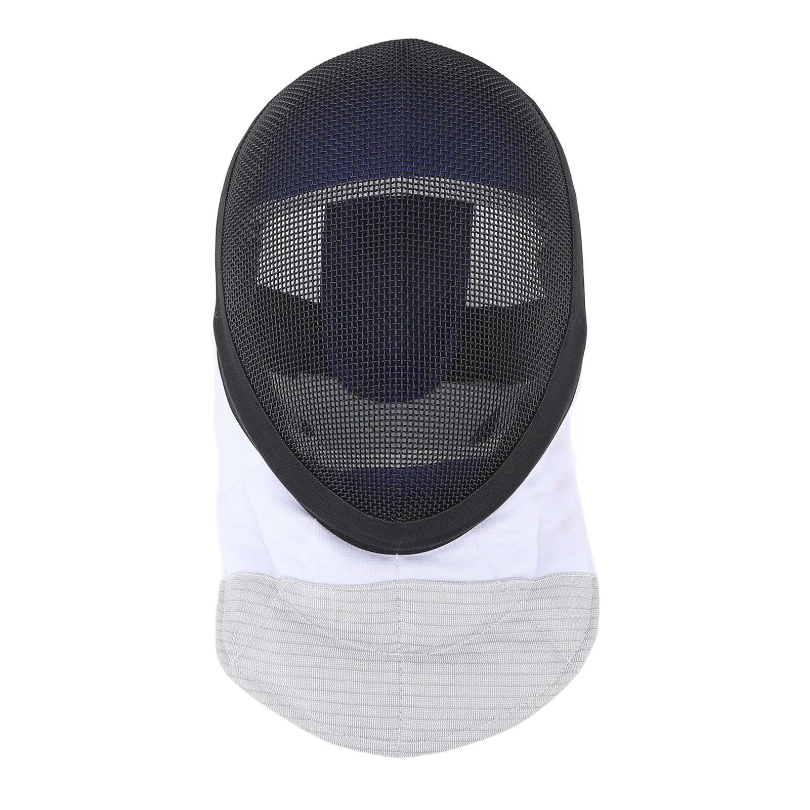 Fencing Sports Mask Fencing Protective Helmet with Padded Bib for Daily Practice and Competition Black Fencing Protective Gear 2