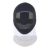 Fencing Sports Mask Fencing Protective Helmet with Padded Bib for Daily Practice and Competition Black Fencing Protective Gear 2