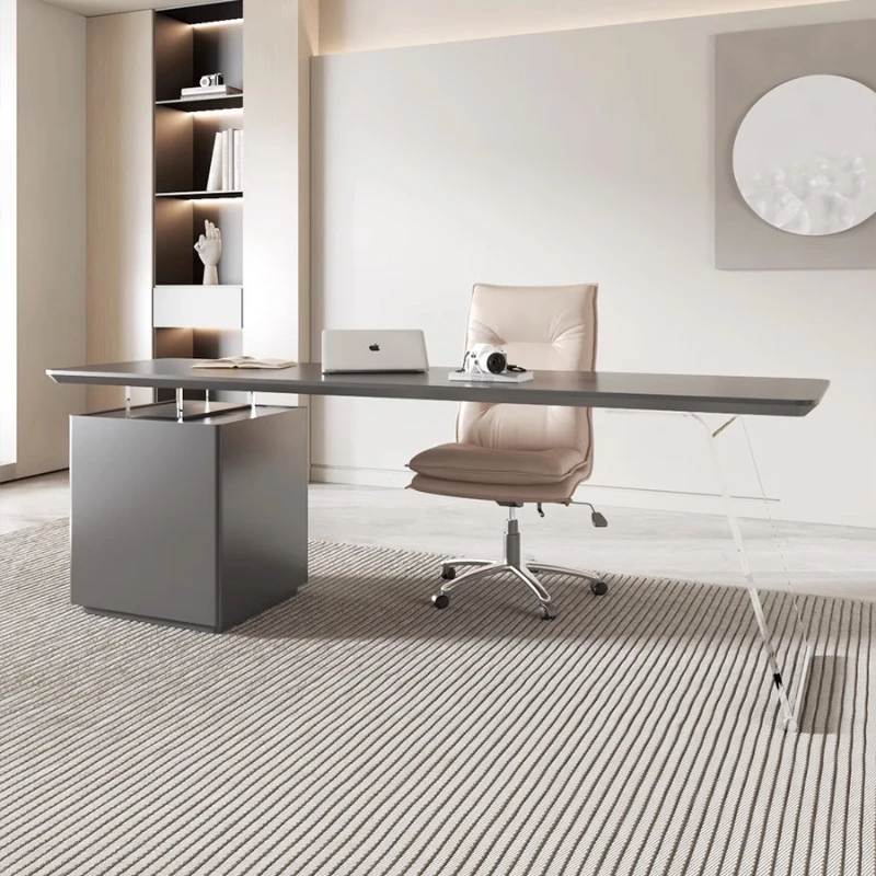 Beauty Salon Work Desk Reception Wooden Luxury Modern Gadgets Work Desk Computer Study Small Mesa De Escritorio Home Furniture T