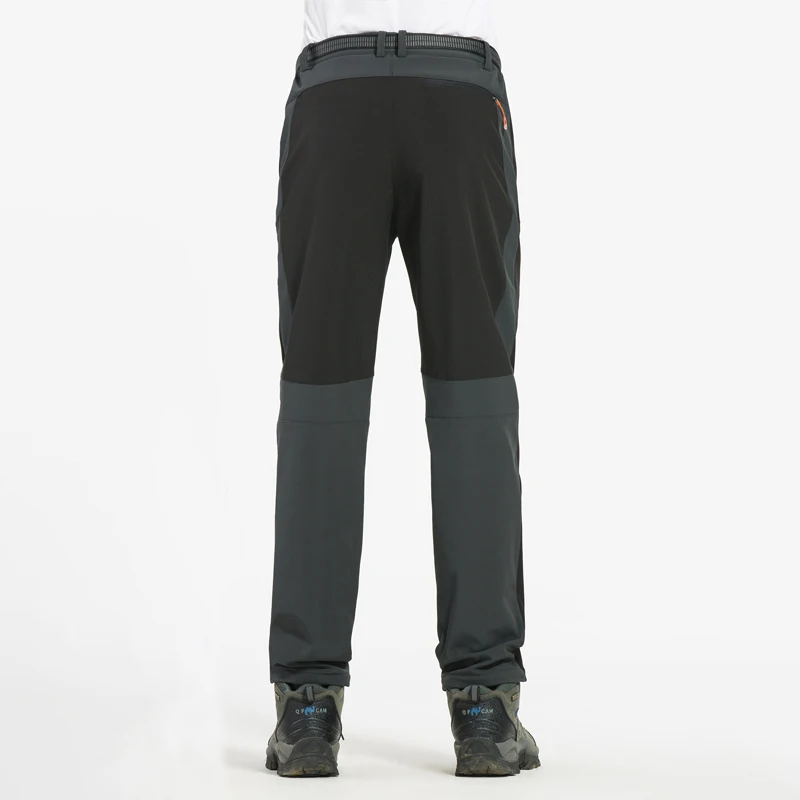 Hiking Pants Fleece Pants Men Winter Thick Warm Waterproof Windproof Soft Shell Rain Trekking Camping Ski