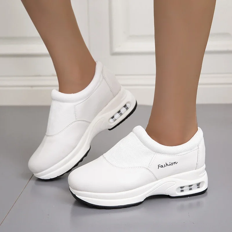 

Shoes for Women 2023 New Slip on Women's Vulcanize Autumn Breathable Mesh Casual Outdoor Walking Flat Sneakers