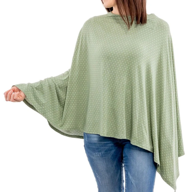 Moms Nursing Cover High Elastic Feeding Cloth Apron Towel Newborn Shower Gift