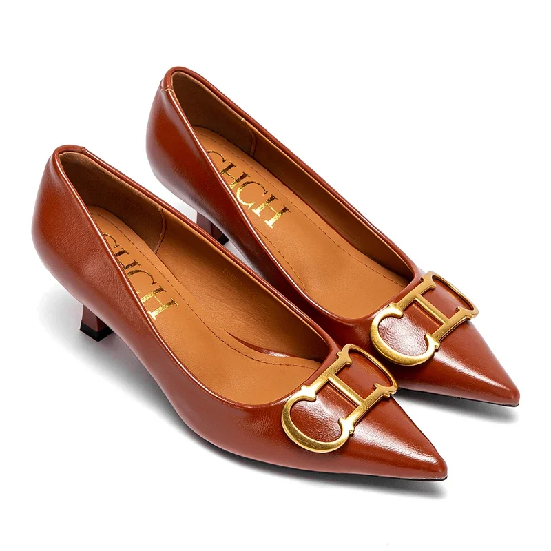 العلامة التجارية CHCH أحذية نسائية أشار تو عالية ا...