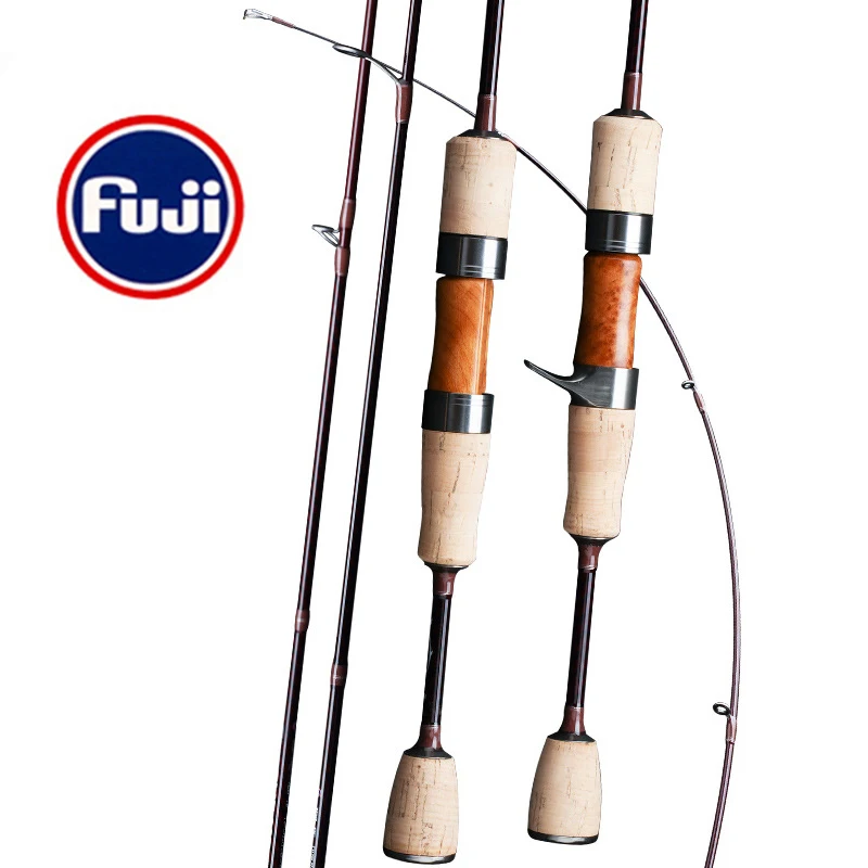 

Ultra-light Fuji Guide Ring Fishing Rod Carbon Fiber Spinning/casting Lure Pole Trout Fishing Rods Bait WT 1.5-8g Line WT 2-6LB