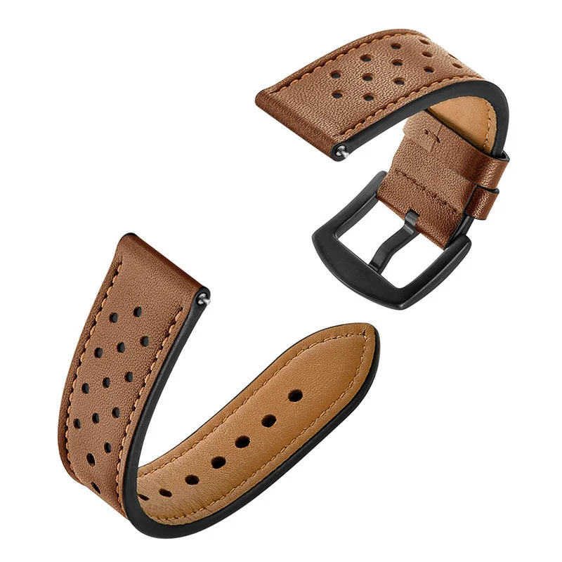 Premium Leather Watchband - Sport Strap and Bracelet Correa