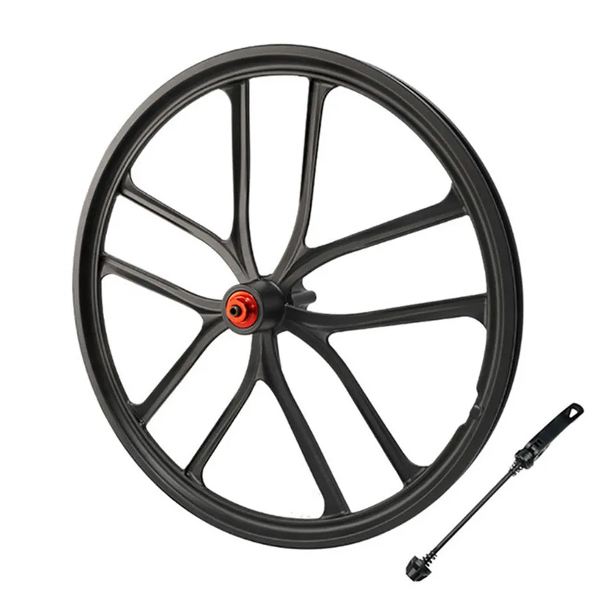 Folding Bmx Bike Disc Brake Wheel Set 