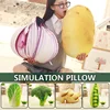 Creative Simulation Vegetable Pillow Cushion Vegetable Plush Dolls Ginger Potato Broccoli Cabbage Pea Pepper Cushion 2