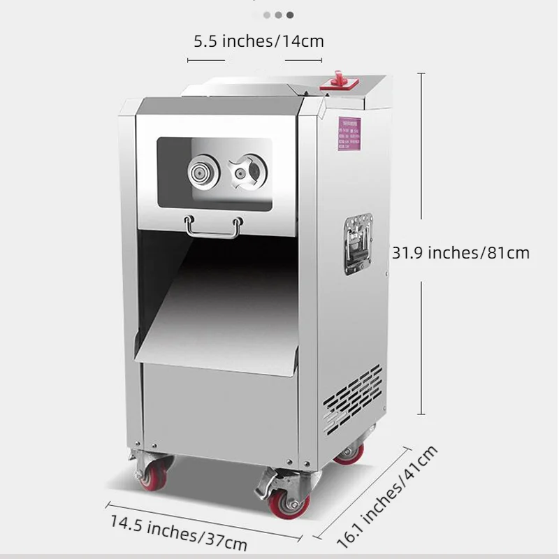 

Multifunctional Vertical Meat Slicer Slicing machine Commercial Home Use Meat Cutter Shredder maker 220V