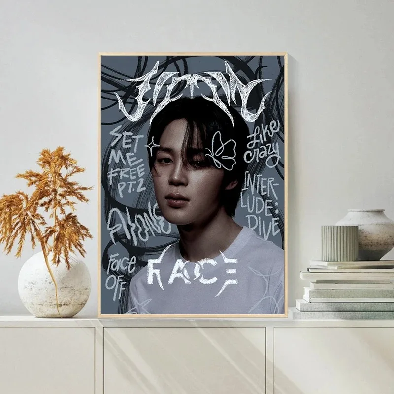 Stunning Kpop Jimin Poster | HD Canvas Wall Art for Home Decor & Fans Gift