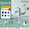 1080 ° universal rotary faucet dual-mode nozzle washbasin kitchen robot arm extension faucet aerator bathroom accessories 1