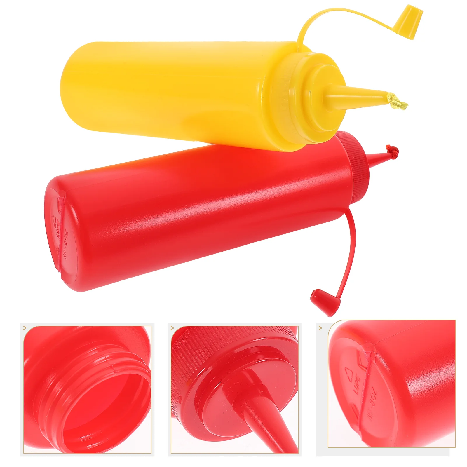 2 Pcs Tomato Sauce Toys Interesting Fake Ketchup Wear-resistant Prank Stuff Mustard Interactive Funny Spray Water