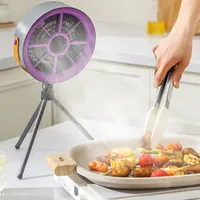 Desktop Range Hood 3 Speeds Adjustment Multi Filtration Kitchen Exhaust Fan Portable Smoke Extractor for Outside Camping Home 1