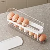 Refrigerator Egg Storage Box Automatic Scrolling Egg Holder Household Large Capacity Kitchen Dedicated Roll Off Egg Storage Rack 5