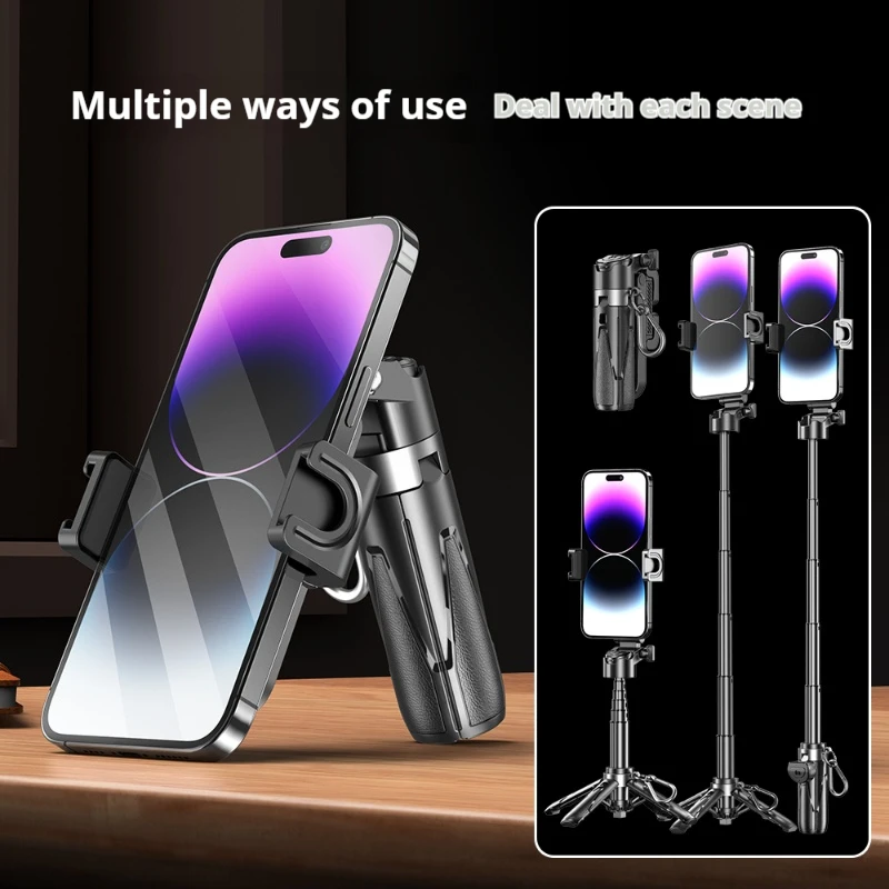New P15Mini Selfie Stick Tripod 3 in 1 Phone Stand with Detachable Remote for Vlog Telescopic Multifunctional Tripod Portable