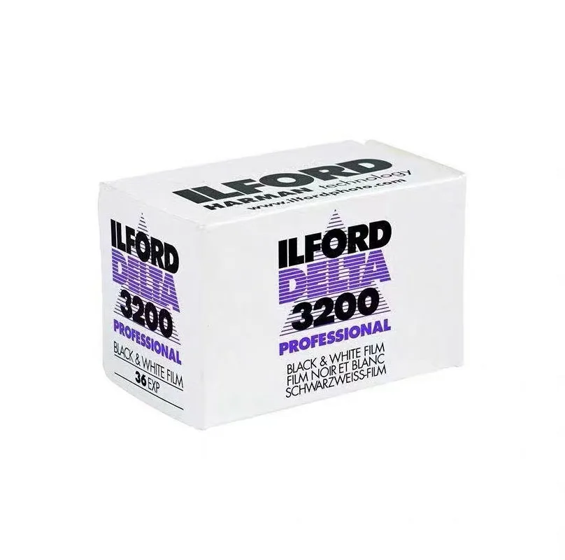 ILFORD Delta3200 135 35mm Film British Black And White Original 1-10 Rolls For Kodak 135 Film Camera M35 H35 (Expiry Date: 2026)