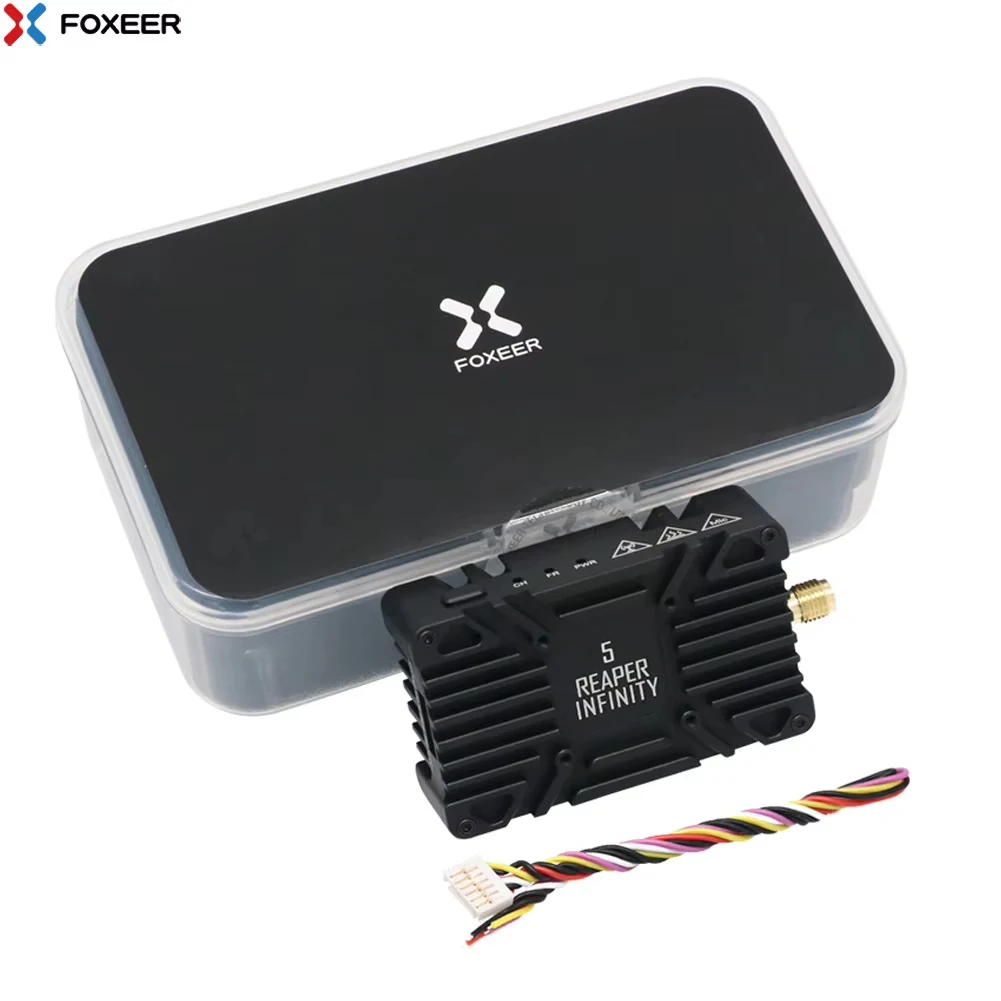 Foxeer Reaper Infinity 4.9G-6G Reaper Infinity 5.8G 5W 80CH VTX Build-in MicFan CNC Heat Dissipation Shell for RC FPV Long Range $107.04$125.93 -15%Free shipping4 × $26.76 with no interestSee previewSimilar items thumbnail 6