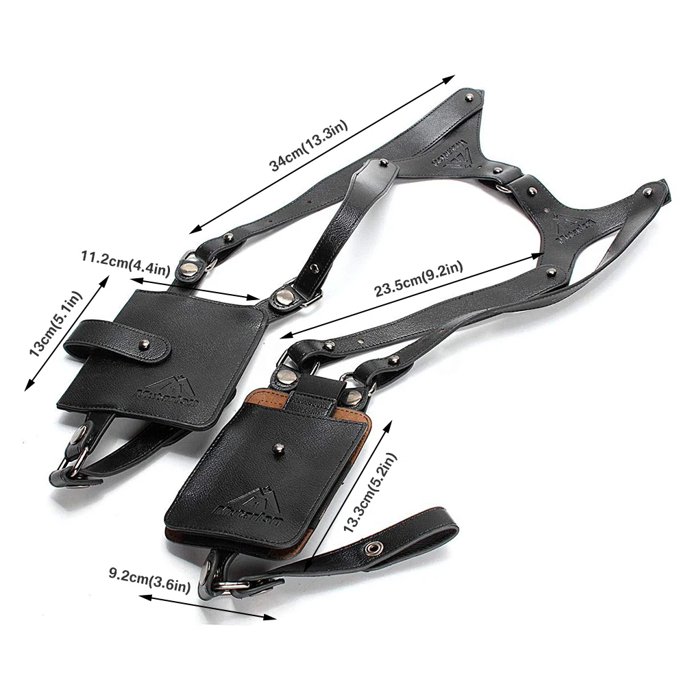 Portable Leather/Nylon Underarm Wallet Anti-Theft Hidden Holster