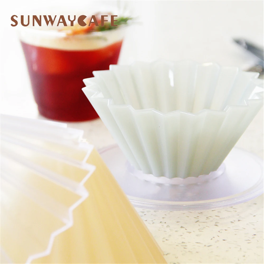 Resin Coffee Dripper Pour Over Filter Cup Espresso Coffee Cup V60