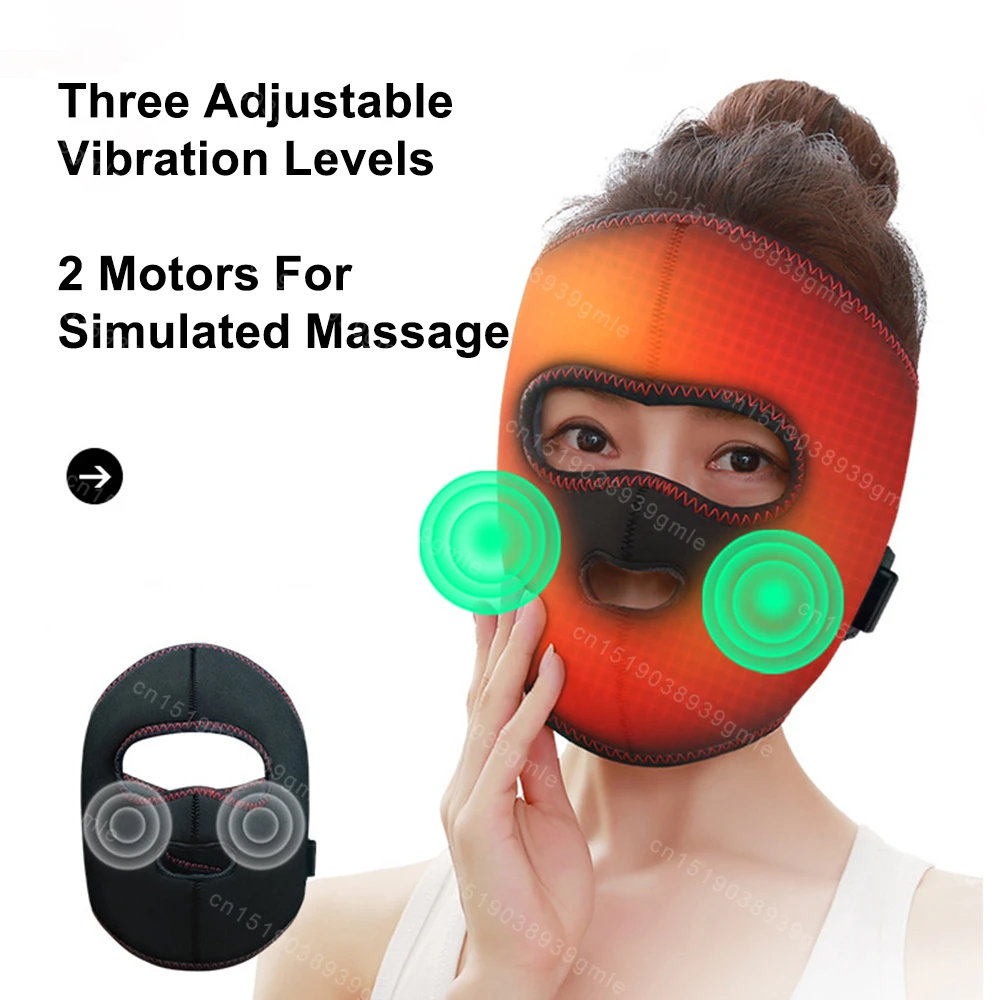 Hot Compress Massage Face Mask for Sequelae of Facial Paralysis Rehabilitation Facial Nerve Spasms Physical Therapy Moxibustion 5
