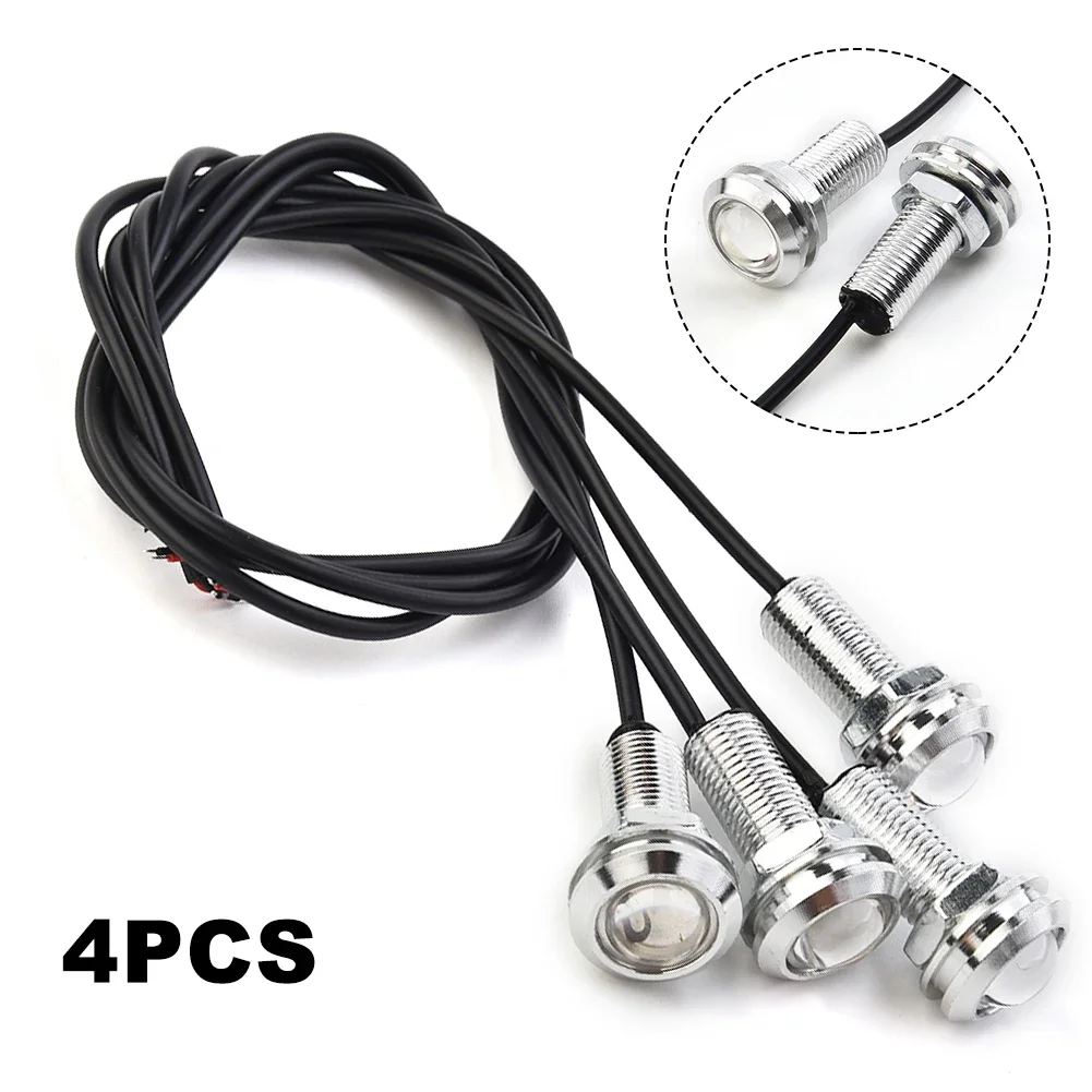 

4x Marine Boat Blue LED Boat Light Silver Waterproof Underwater Fit Seadoo GTX Wave Runner Boat Light
