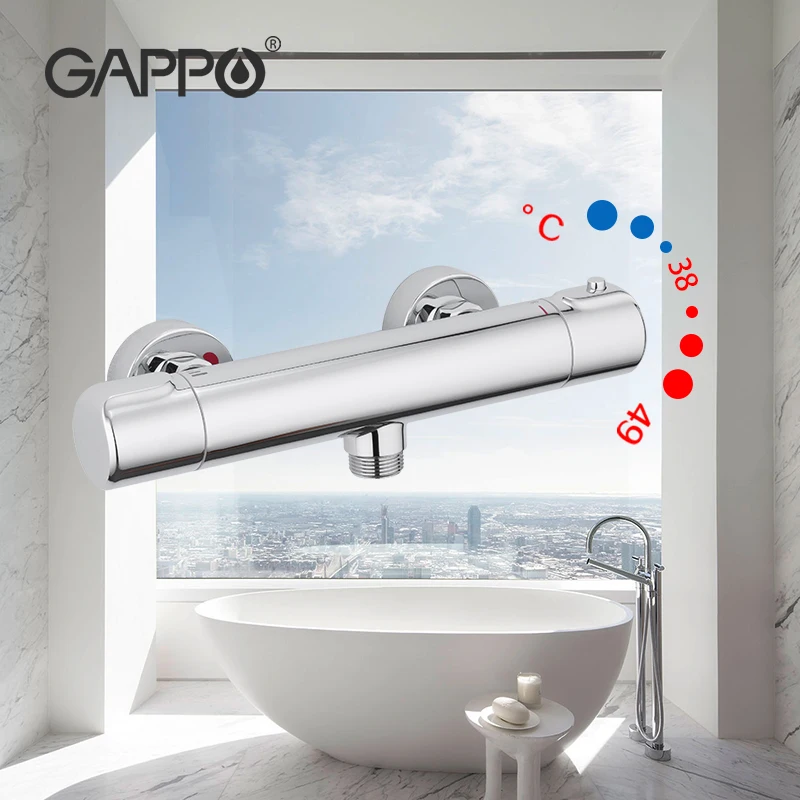Shower Faucets Thermostatic Bath Mixer Wall Mounted Waterfall Bathtub Faucet Bathroom Faucet Bathroom Shower Faucet Set Thermostatic Mixing Valve